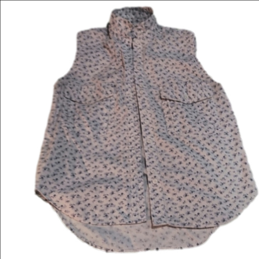 (29)   J&L Sport, Floral high low summer blouse